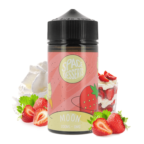 E-Liquide Fraise Chantilly 200ml - Space Desserts - BYCLOPE