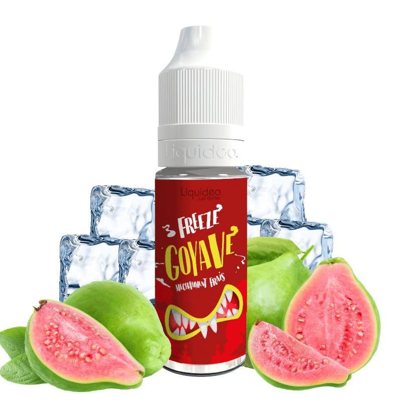 Freeze Goyave 10ml Liquideo - e-liquide goyave fraîche - ByClope