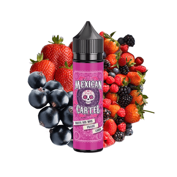 E-Liquide Fruit Rouges Fraise Cassis Mexican Cartel 50ml - Le Labo Basque - BYCLOPE
