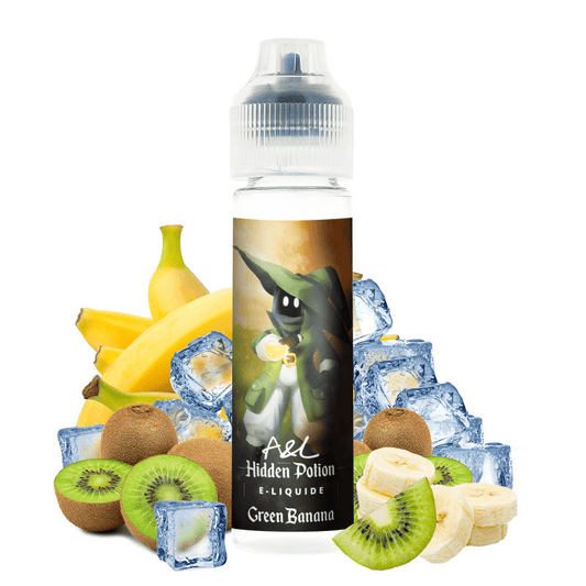 E-Liquide Green Banana 50ml - A&L - BYCLOPE