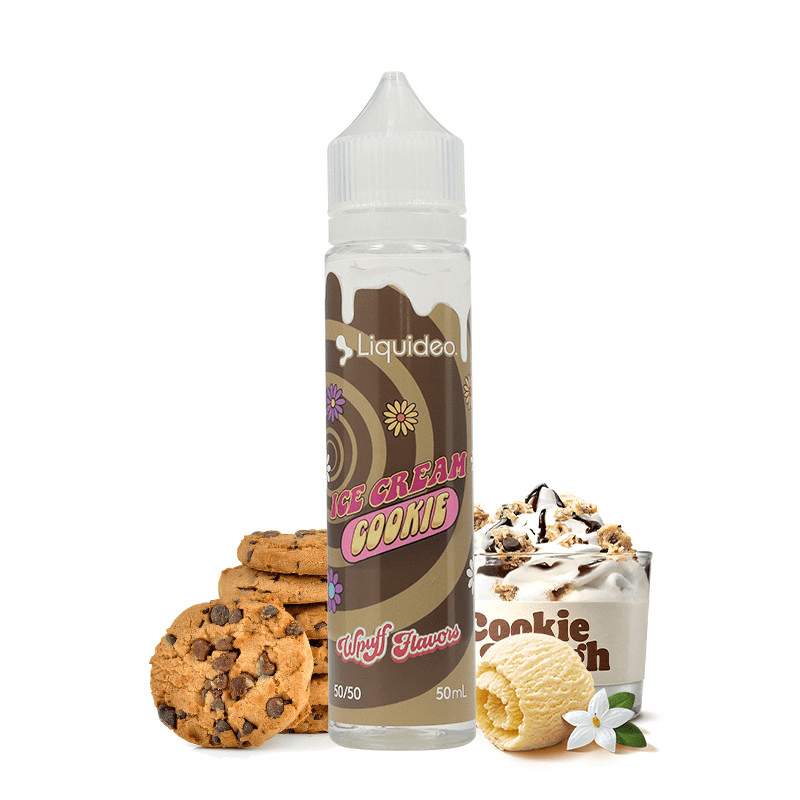 E-Liquide Ice Cream Cookie 50ml - Liquideo - BYCLOPE