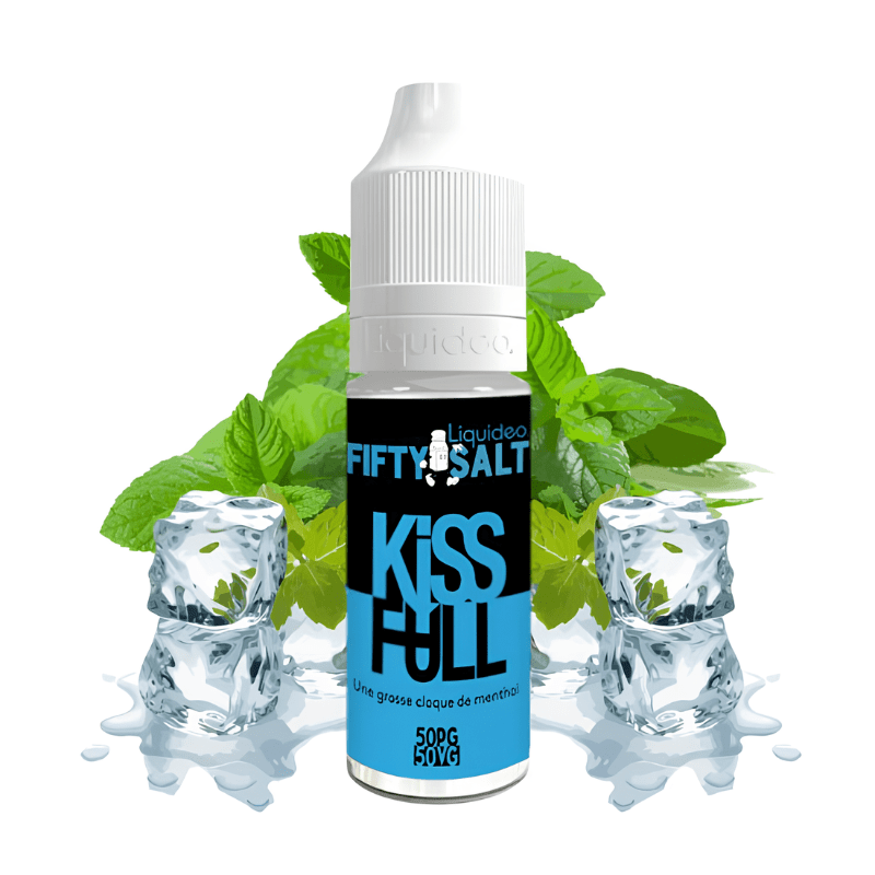 E-Liquide Kiss Full by Liquideo 10ml - Sel de Nicotine 50/50 - BYCLOPE