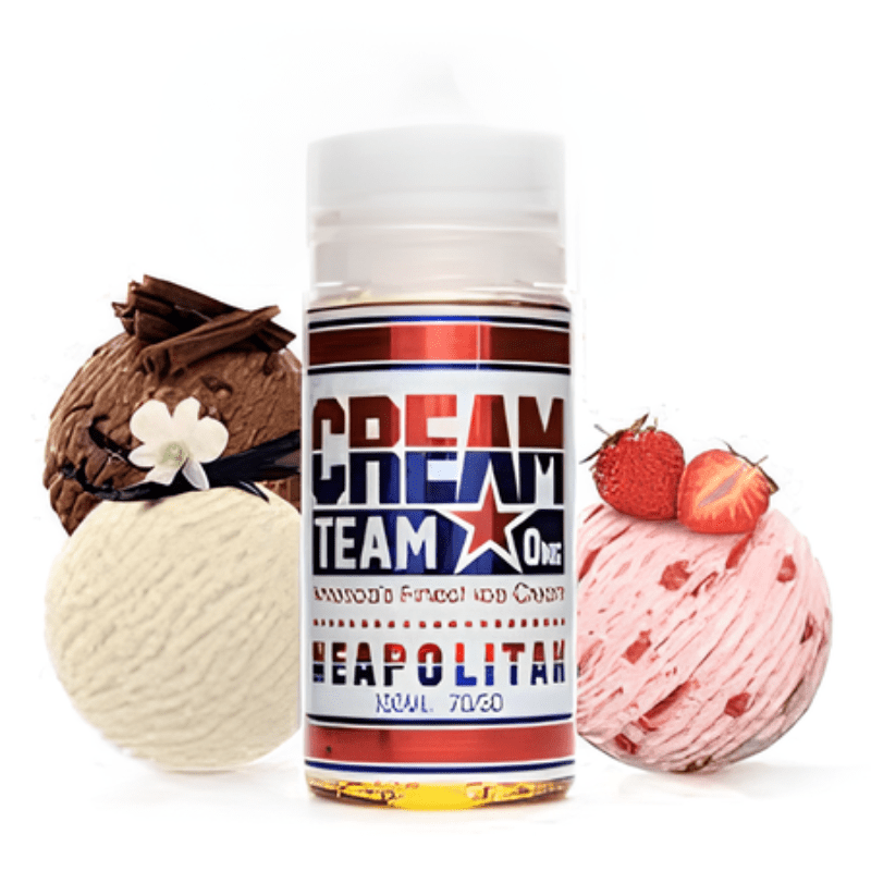 E-Liquide Neapolitan 100ml - Cream Team - BYCLOPE