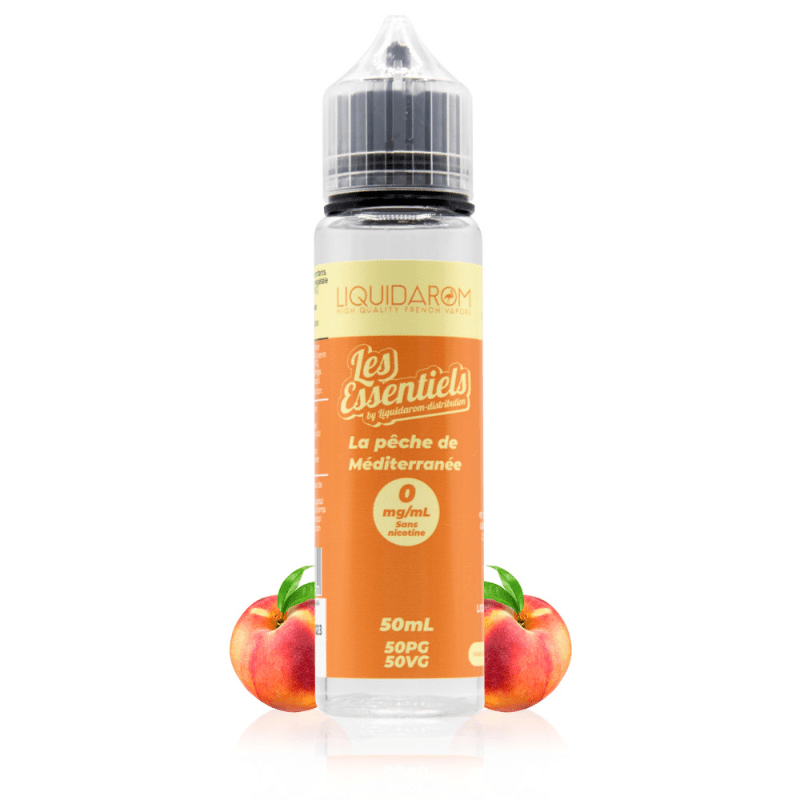 E-Liquide Pêche de Méditerranée 50ml Les Essentiels - Liquidarom - BYCLOPE