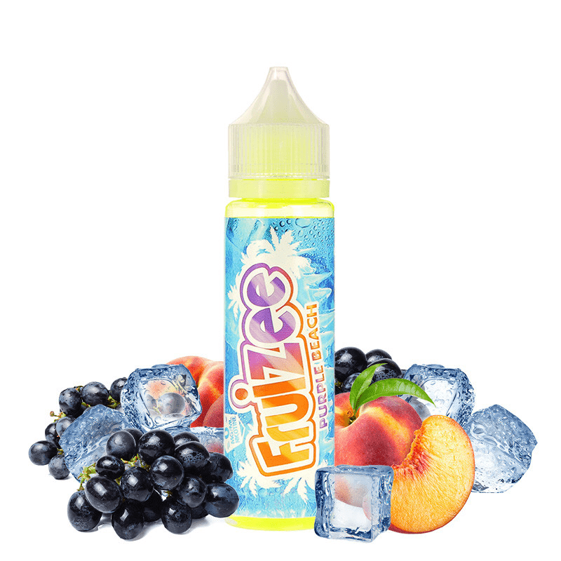 Purple Beach 50ml Fruizee - e-liquide pêche raisin frais - ByClope