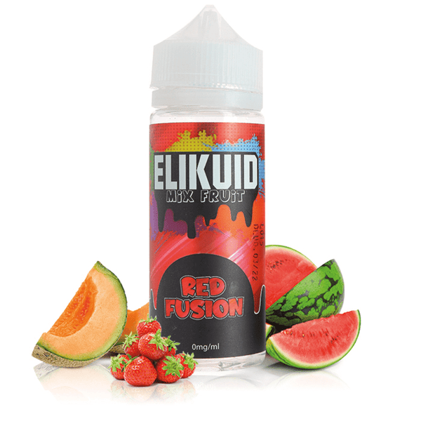 E-liquide Red Fusion - Pasteque Fraise Gold Fusion 100ml Elikuid - O'Jlab - BYCLOPE