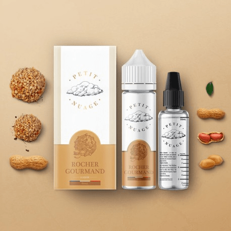 E-Liquide Rocher Gourmand 60ml - Petit Nuage - BYCLOPE