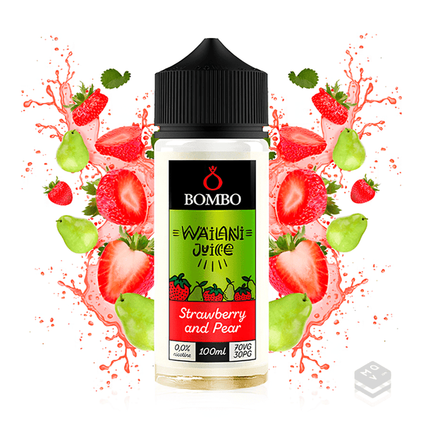 E-Liquide Strawberry and Pear Wailani Juice 100ml - Bombeoliquid - BYCLOPE