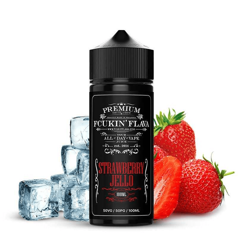 E-Liquide Strawberry Jello 100ml - Fcukin' Flava - BYCLOPE
