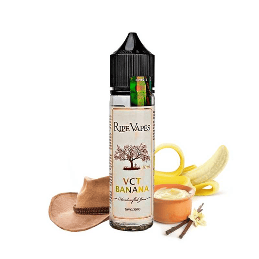 E-Liquide VCT Banana 50ML - Ripe Vapes - BYCLOPE