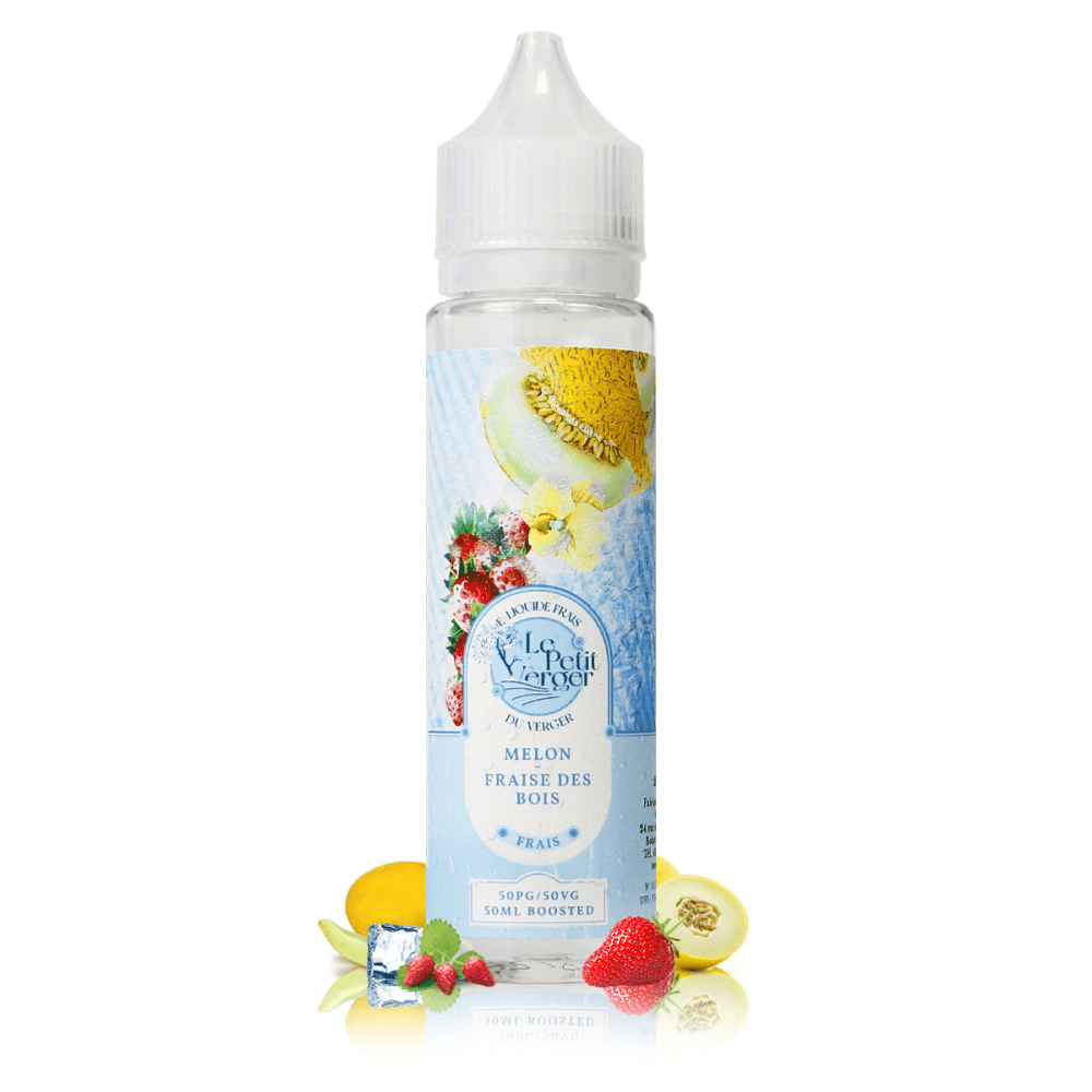 E-liquide Melon Fraise des Bois Frais 50ml Le Petit Verger - Savourea - BYCLOPE