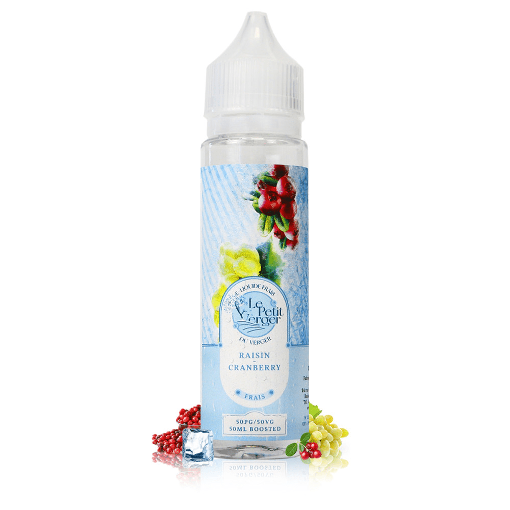 E-liquide Raisin Cranberry Frais 50ml Le Petit Verger - Savourea - BYCLOPE