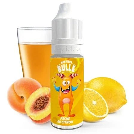 Pêche au citron 10ml - Bulle Liquideo réf: A11 - BYCLOPE