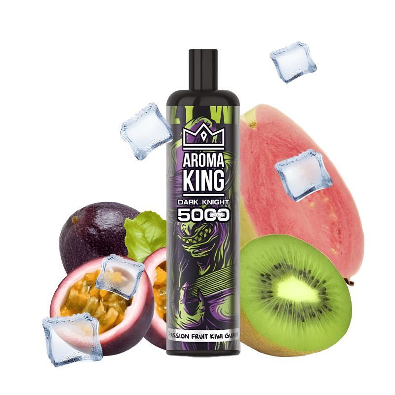 Puff Passion Fruit Kiwi Guava Dark Knight 5000 - Aroma King - Sans Nicotine - BYCLOPE