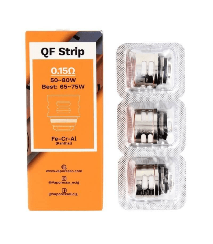 Résistances QF Strip 0.15Ω x3 - Vaporesso - BYCLOPE